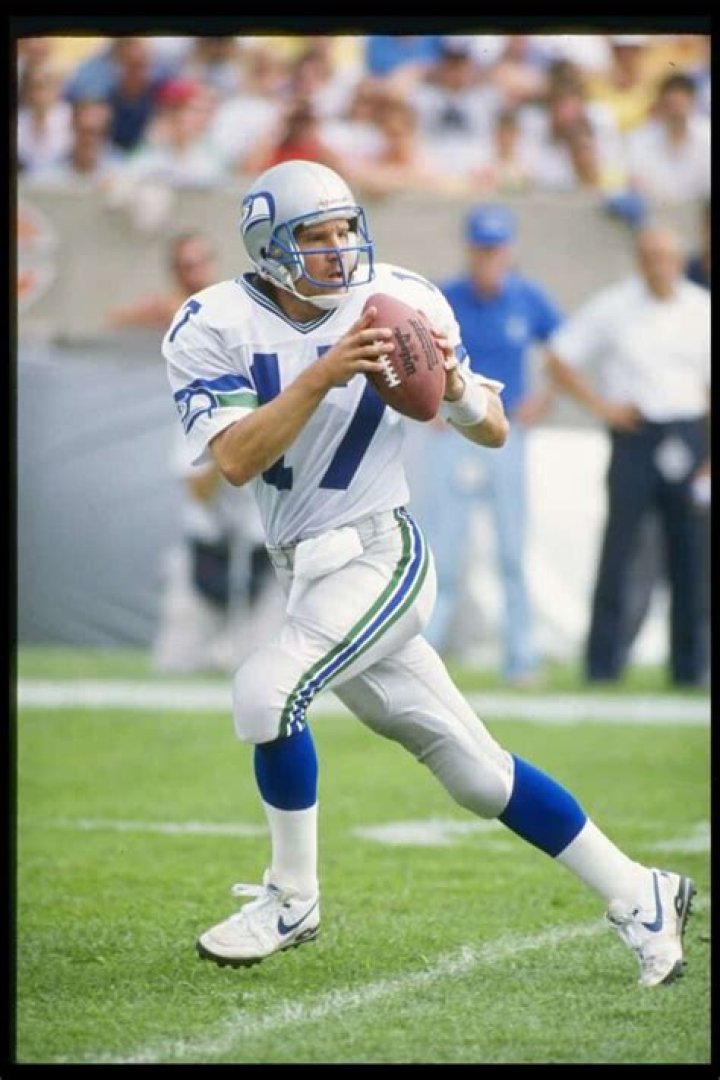 Seattle Seahawks quarterback Dave Krieg