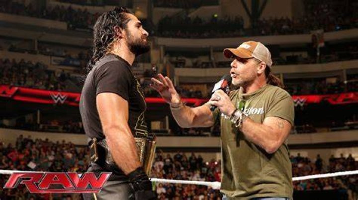 Seth Rollins and Shawn Michaels 
