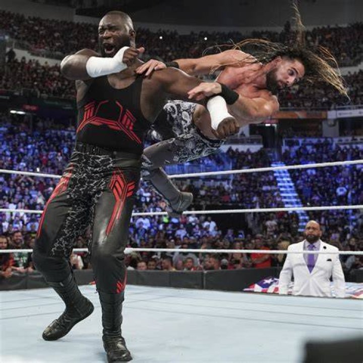 seth rollins vs omos at backlash