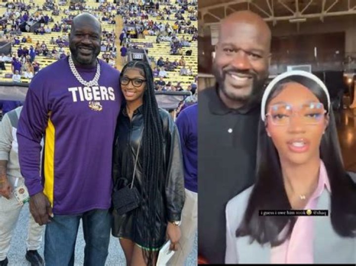 Shaq Angel Reese is &lsquo;greatest athlete to ever come out of LSU,&rsquo; &lsquo;way