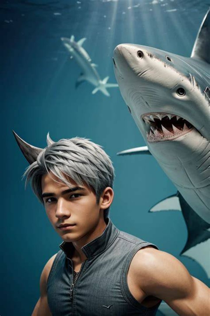 Shark Boy Cropped