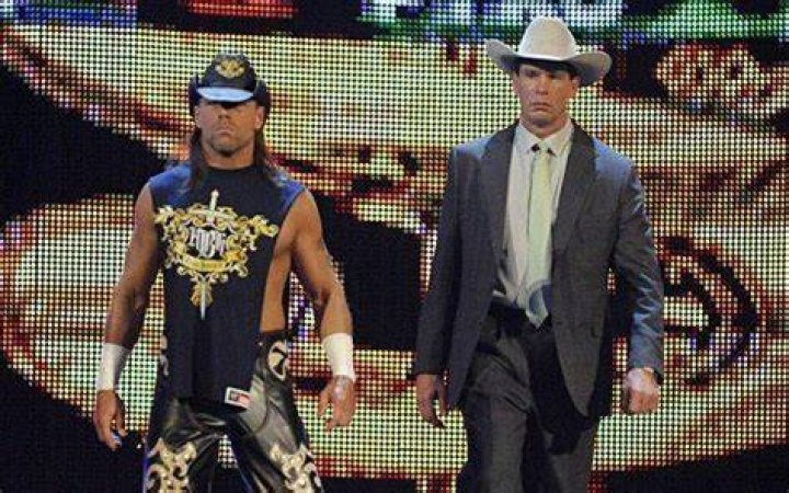Shawn Michaels and JBL