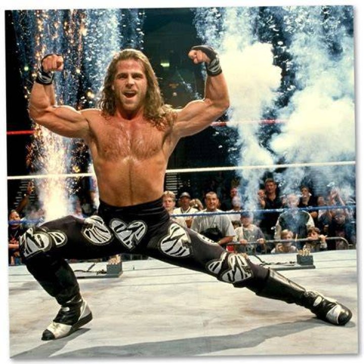 shawn michaels posing