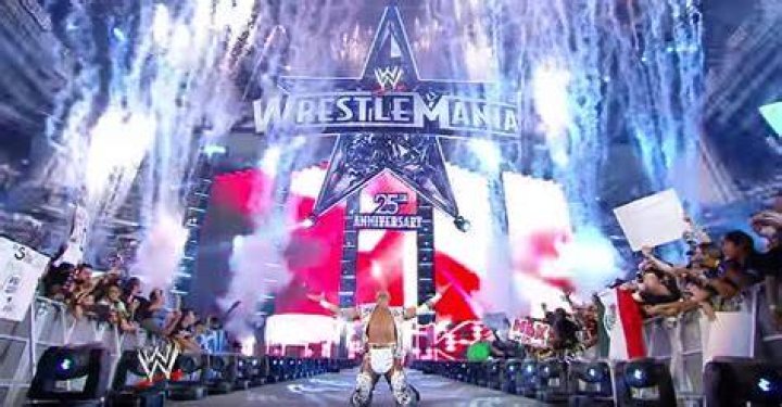 Shawn Michaels ring entrance in WWE.