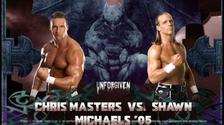 Shawn Michaels v Chris Masters Unforgiven 2005 Cropped