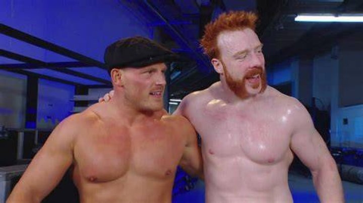 Sheamus and Ridge Holland make their entrance at Day 1 Cropped