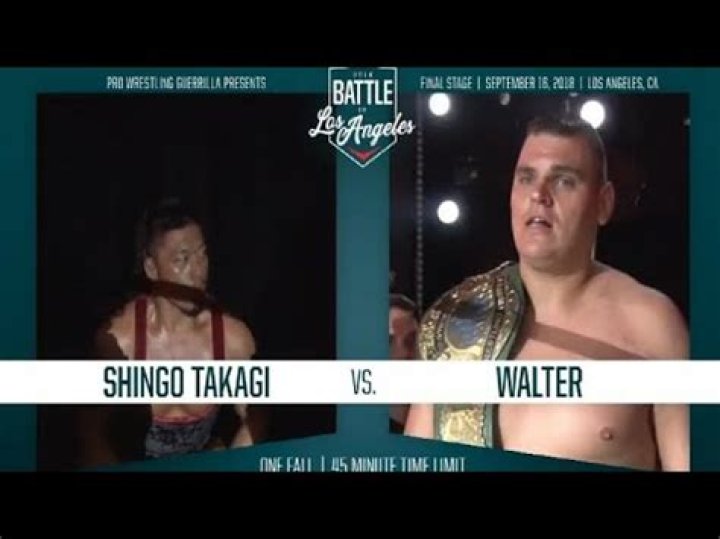 Shingo Takagi vs. WALTER (PWG Battle of Los Angeles - Night 3, 9/16/2018)