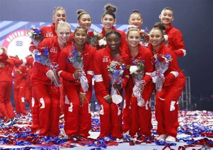 Simone Biles Reunited With US Gymnastics Team 861 Miles Away From Home for a
Special Reason