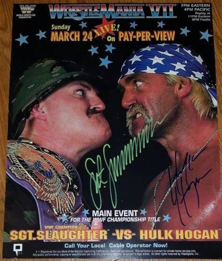 Slaughter v Hogan WrestleMania 7 Cropped
