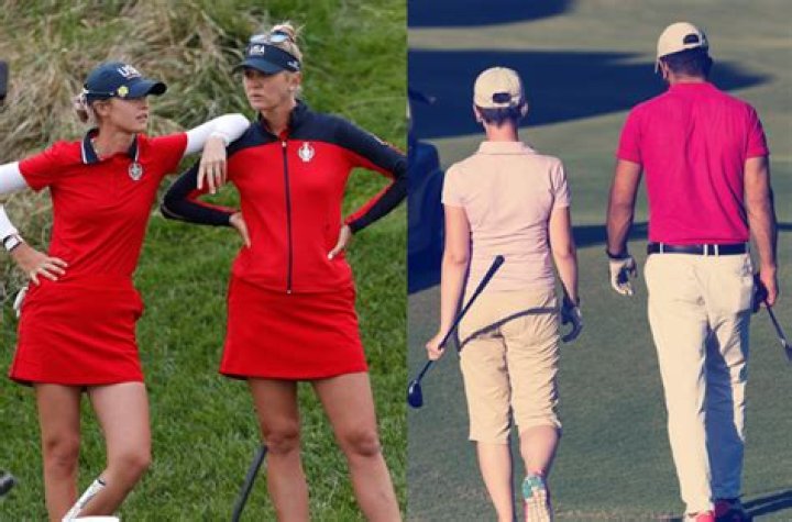 Solheim Cup Bound Nelly Korda and Sister Jessica ‘Ambush’ Amateur Golfing Couple
as They Struggle Under the Presence of LPGA’s Adorable Siblings