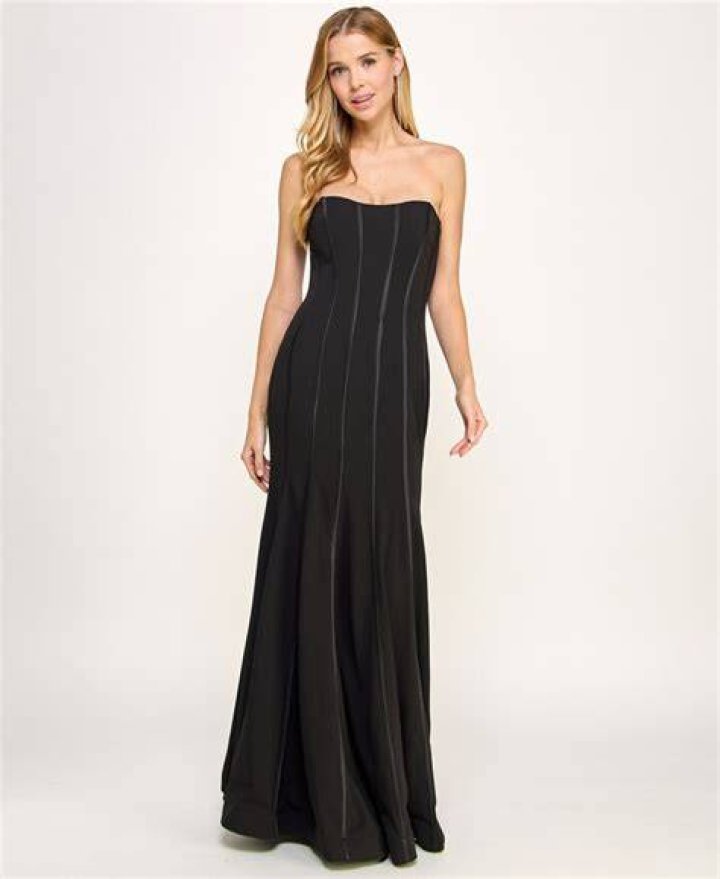 Speechless Juniors' Glittered Ombre Gown Juniors Shop All Prom