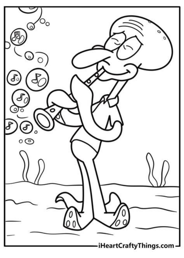 Squidward Coloring: A Fun And Creative Activity For All Ages
