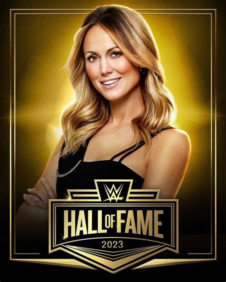 Stacy At The WWE Hall Of Fame Induction Ceremony