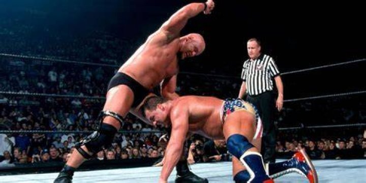 Stone Cold v Kurt Angle Unforgiven 2001 Cropped