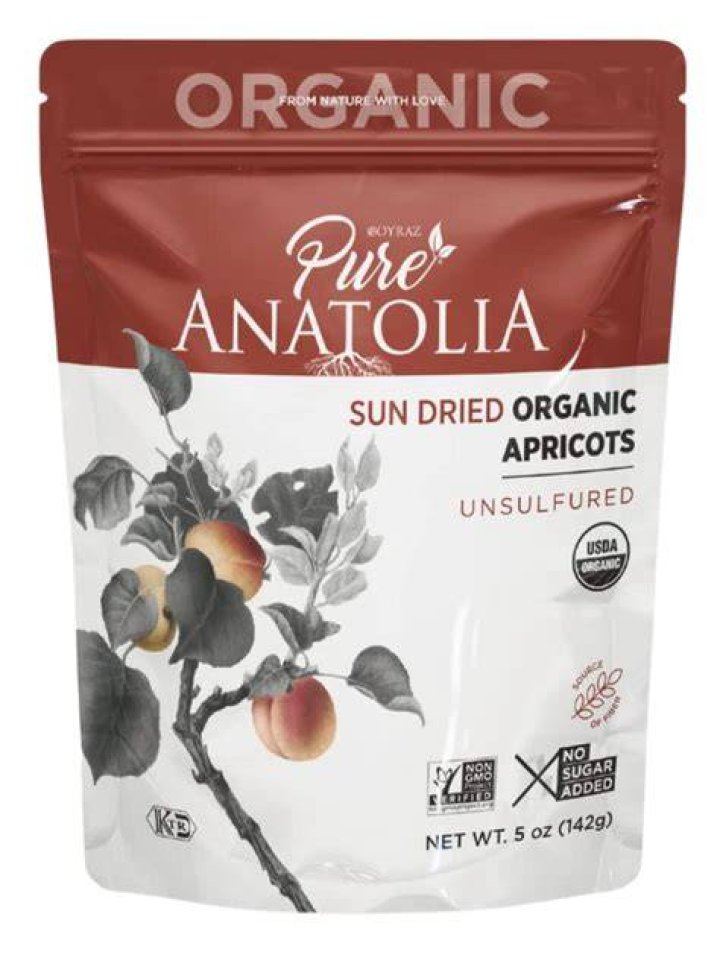 Sun Dried Apricots by Pure Anatolia NonGMO Glutenfree No