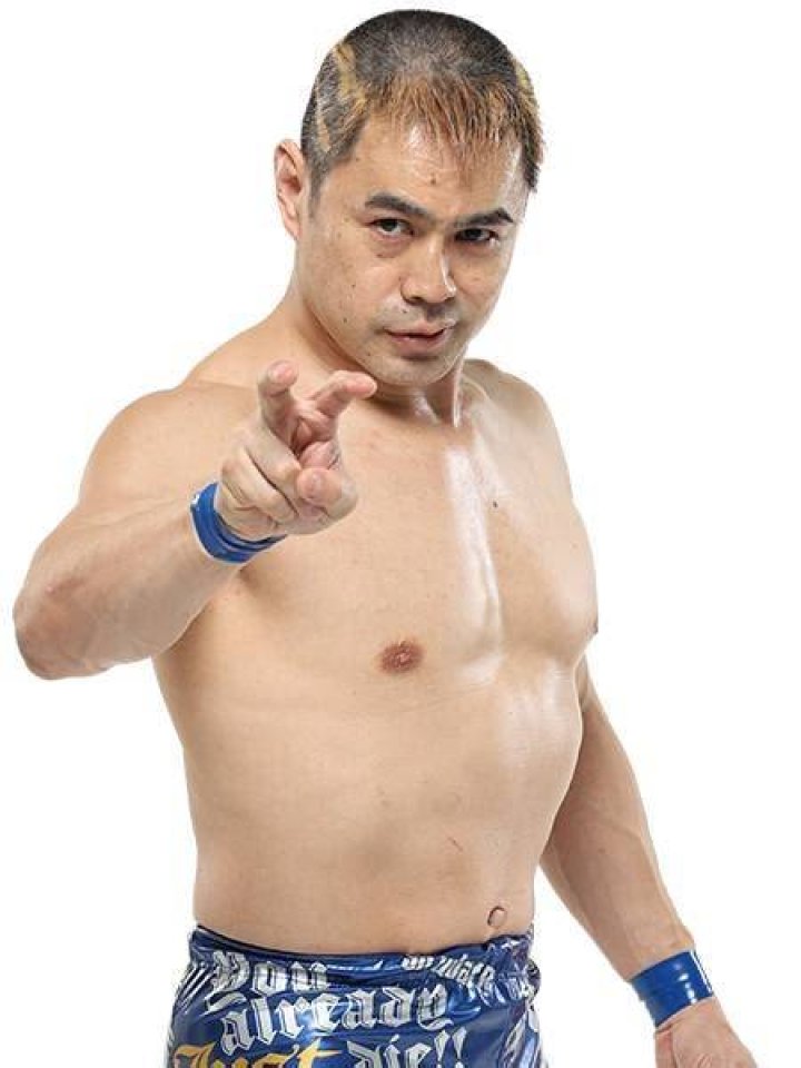 Taka Michinoku competes in the Best of the Super Juniors