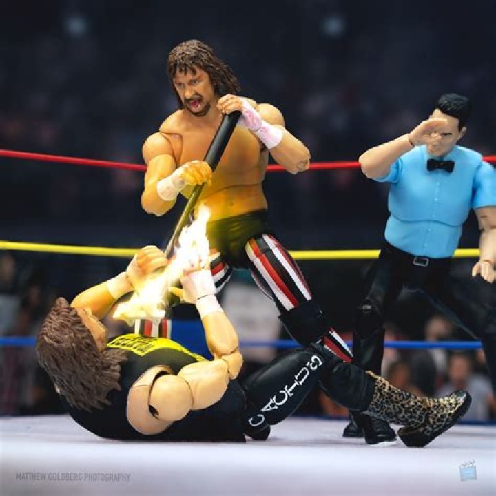 Terry Funk vs. Cactus Jack in an exploding barbed wire deathmatch
