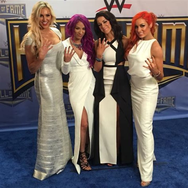 The four horsewomen of WWE: Becky, Charlotte Flair, Bayley and Sasha Banks