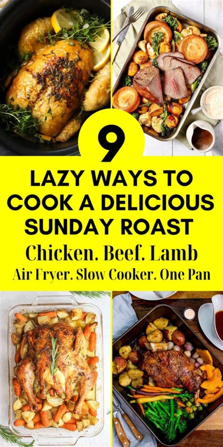THE LAZIEST SUNDAY ROAST RECIPES EVER