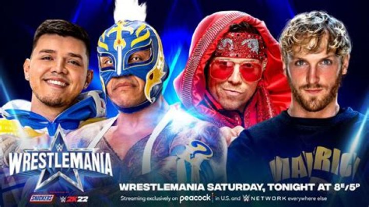 The Miz & Logan Paul at WrestleMania 38 