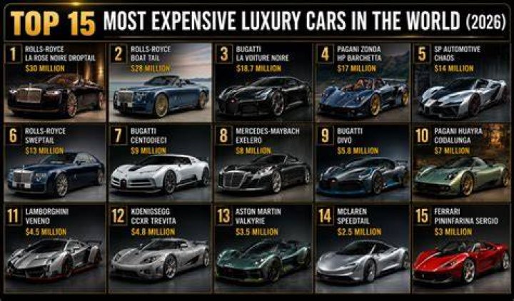 The Most Expensive Cars In The World: Luxury And Performance Redefined