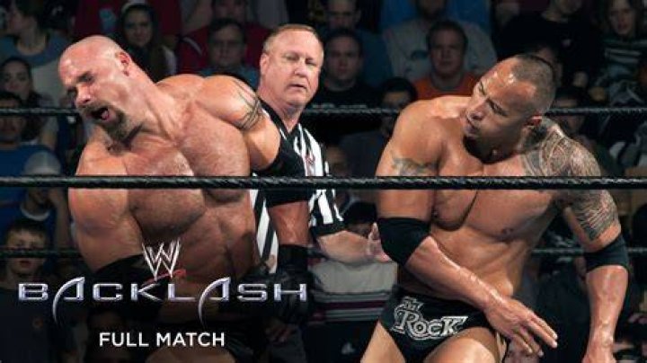 The Rock v Goldberg Backlash 2003 Cropped