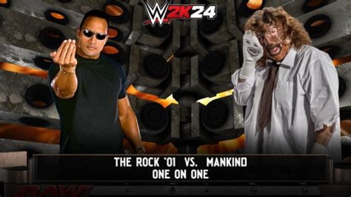The Rock v Mankind Raw 1999 Cropped