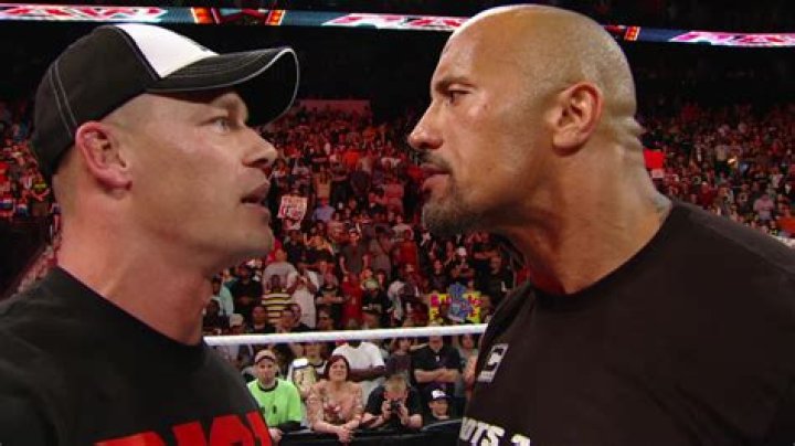 The Rock vs John Cena at WrestleMania 28