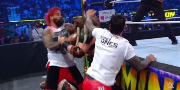 The Usos jump The Viking Raiders 
