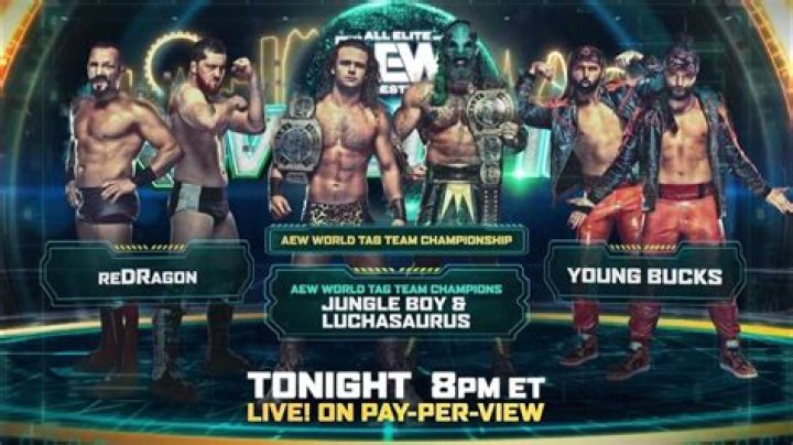 The Young Bucks vs Jurassic Express Tag Team Ladder AEW Road Rager