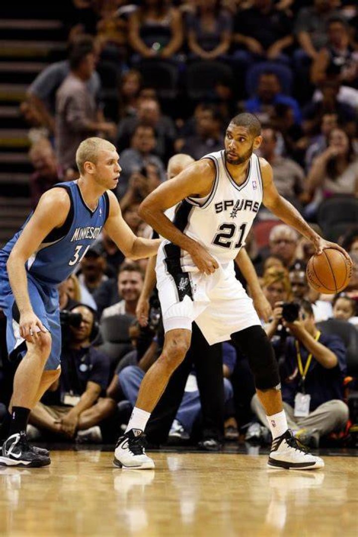 Tim Duncan Being Defended