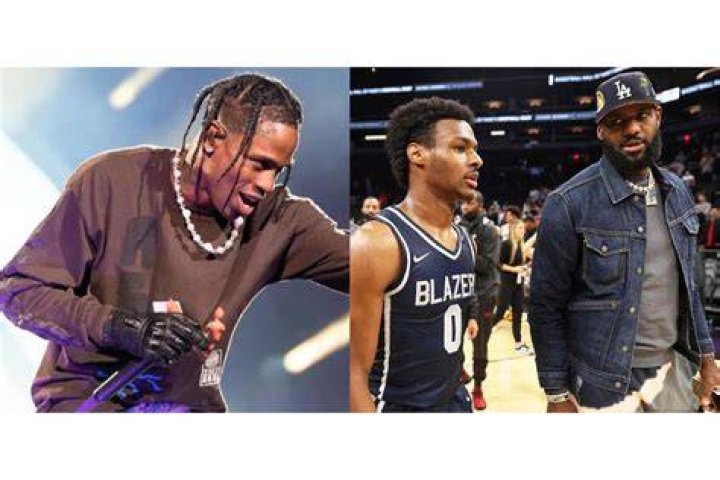 Travis Scott’s 2 Billion Streams Blockbuster Song Hypes Up Son Bronny’s Locker
Room and Father LeBron James Is Loving It