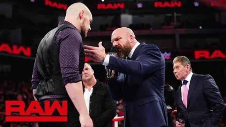 Triple H Baron Corbin WWE