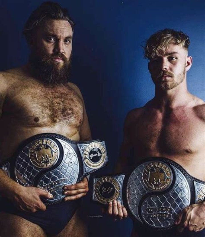 Tyler Bate & Trent Severn NXT Tag Team Champions Cropped