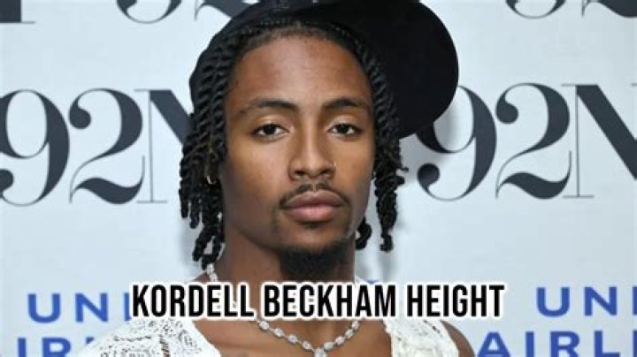 Unveiling The Height Of Kordell Beckham A Comprehensive Exploration