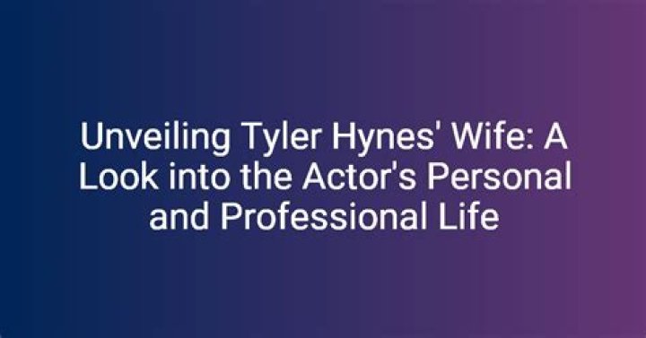 Unveiling Tyler Hynes' Daughter A Glimpse Into Their Lives