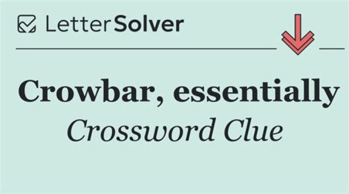 Use a crowbar Crossword Clue NYT 17 June 2023 SarkariResult