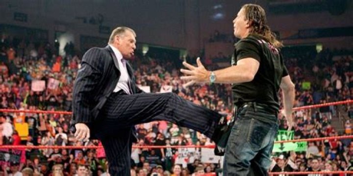 Vince McMahon Embraces Bret Hart