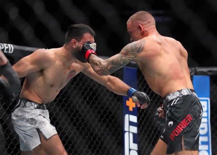 Watch Dustin Poirier Knock Out Benoit Saint Denis In The Second Round
