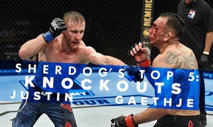 WATCH: Top 5 Knockouts By Justin Gaethje