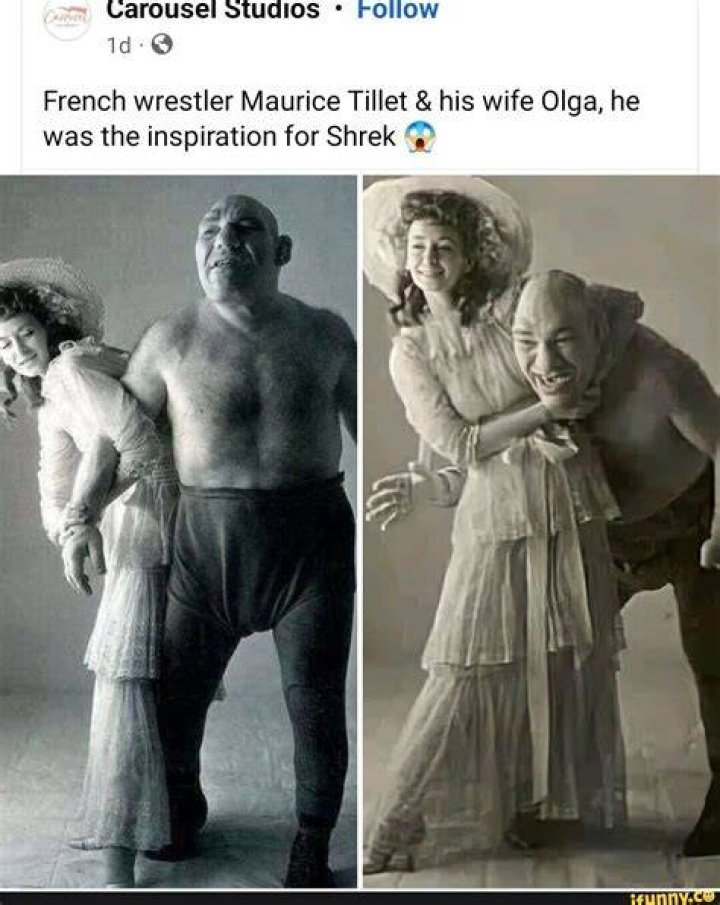 Who Is Olga, Maurice Tillet Wife? Married Life