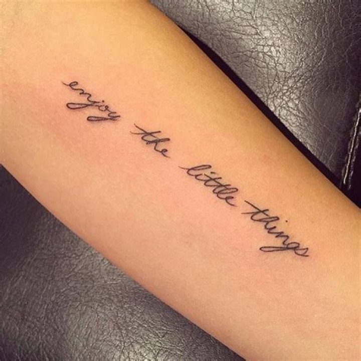 Wrist tattoo cute tattoo quote tattoo you get what you give tattoo Cute