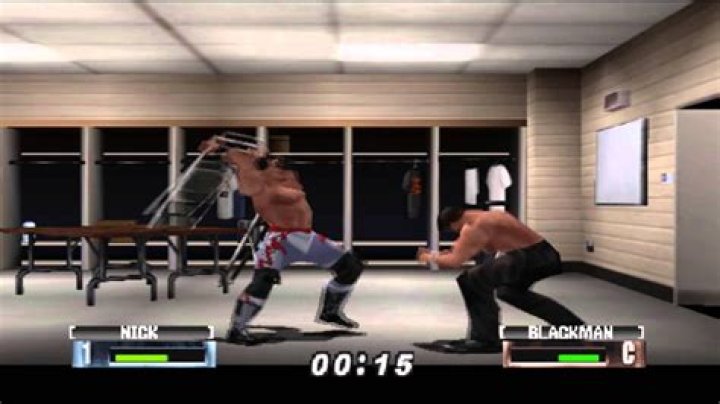 WWF No Mercy Backstage
