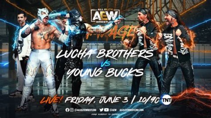 Young Bucks Vs Lucha Brothers All Out 2021 AEW